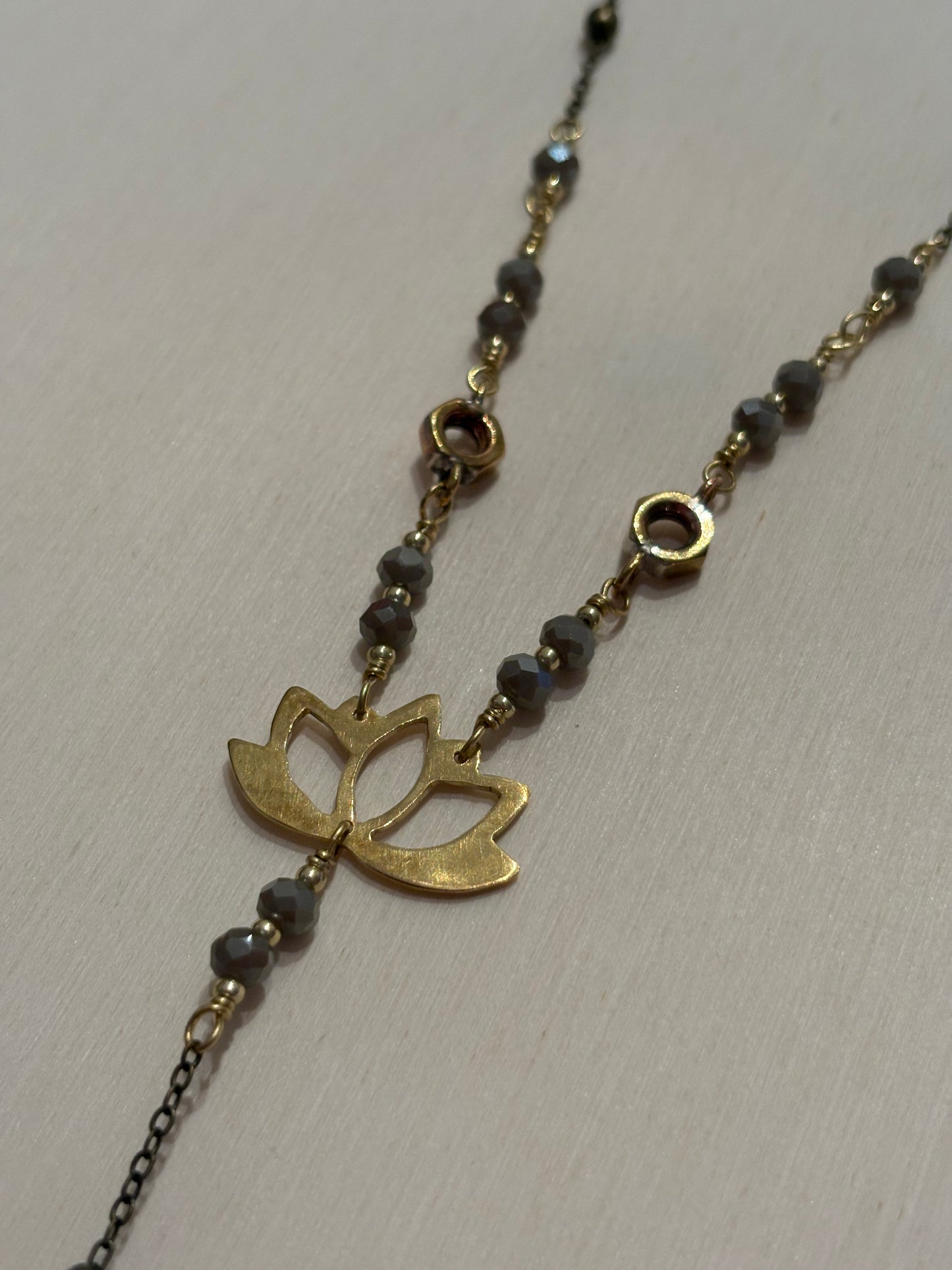 Collana FiraLotus - GrigioPerla