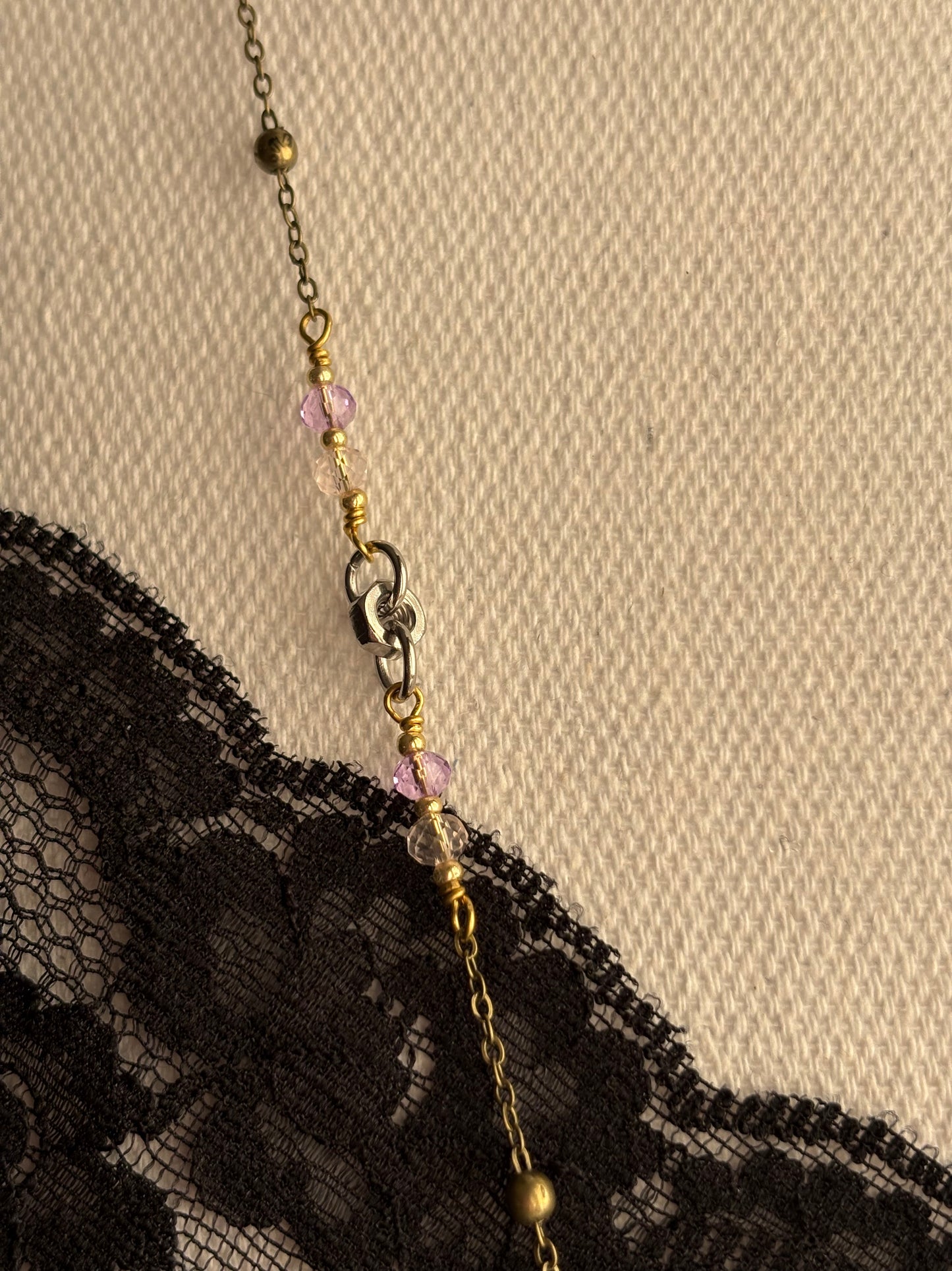 Collana Cuore Lilla