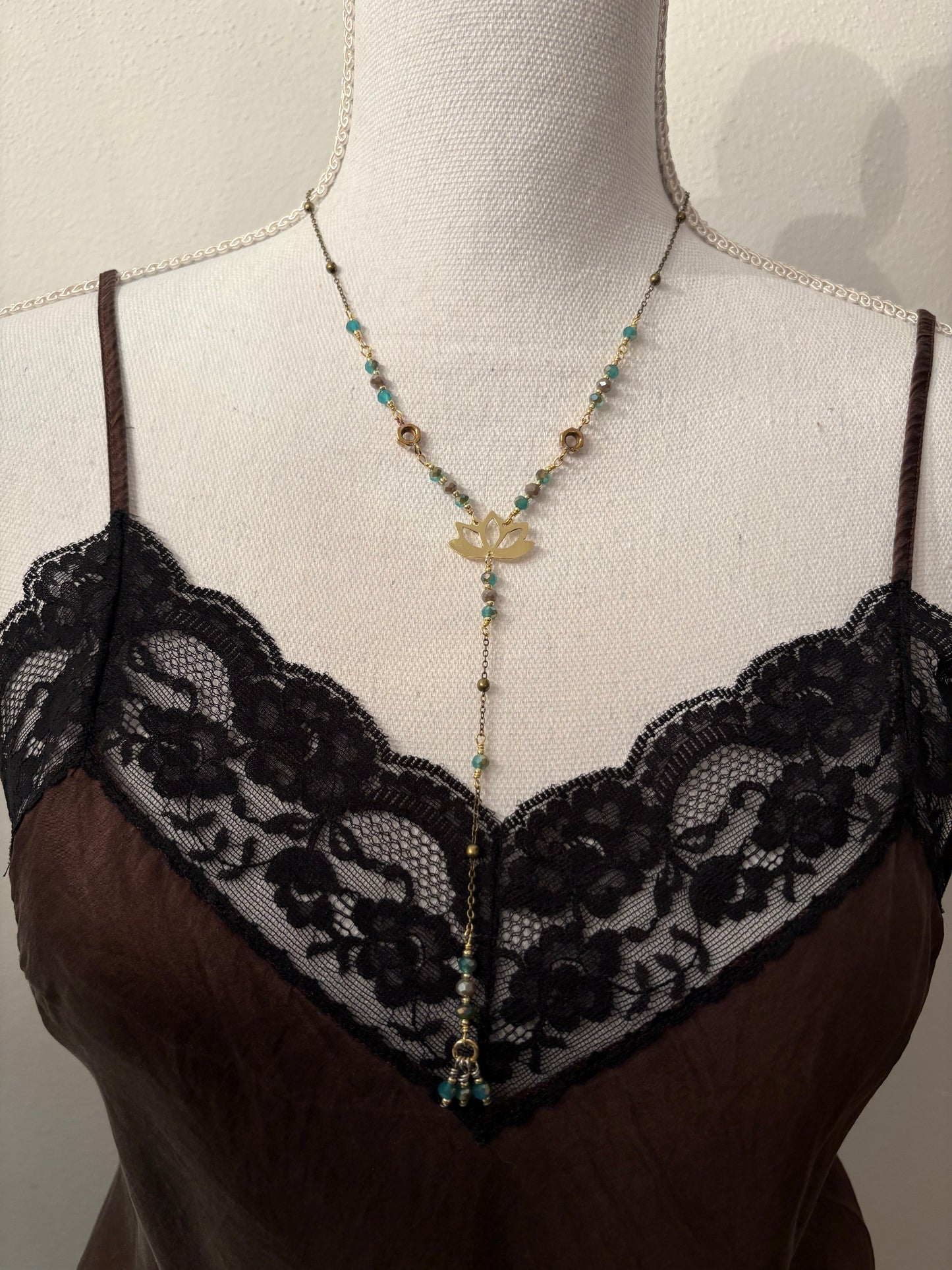 Collana FiraLotus - Celeste