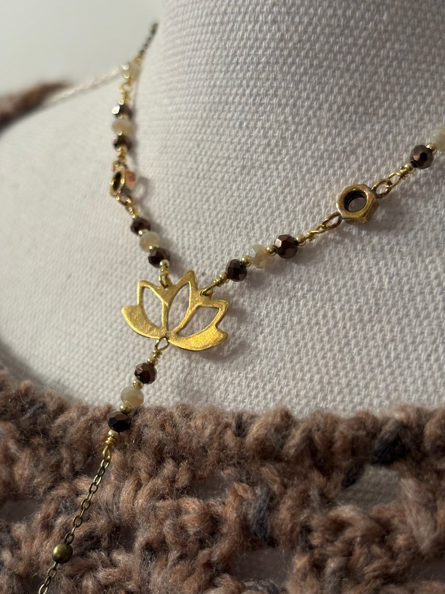 Collana FiraLotus - Cioccolato