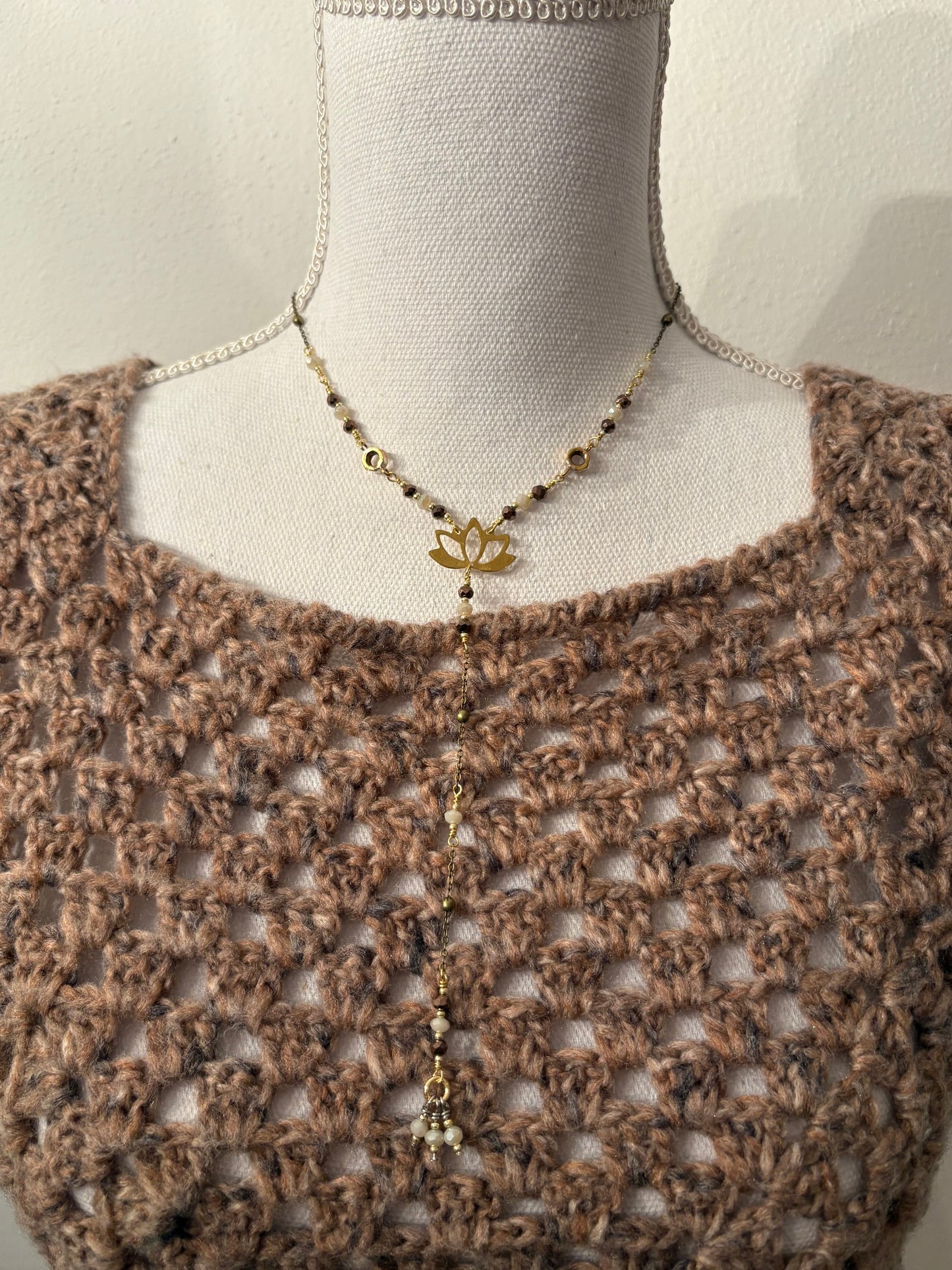 Collana FiraLotus - Cioccolato