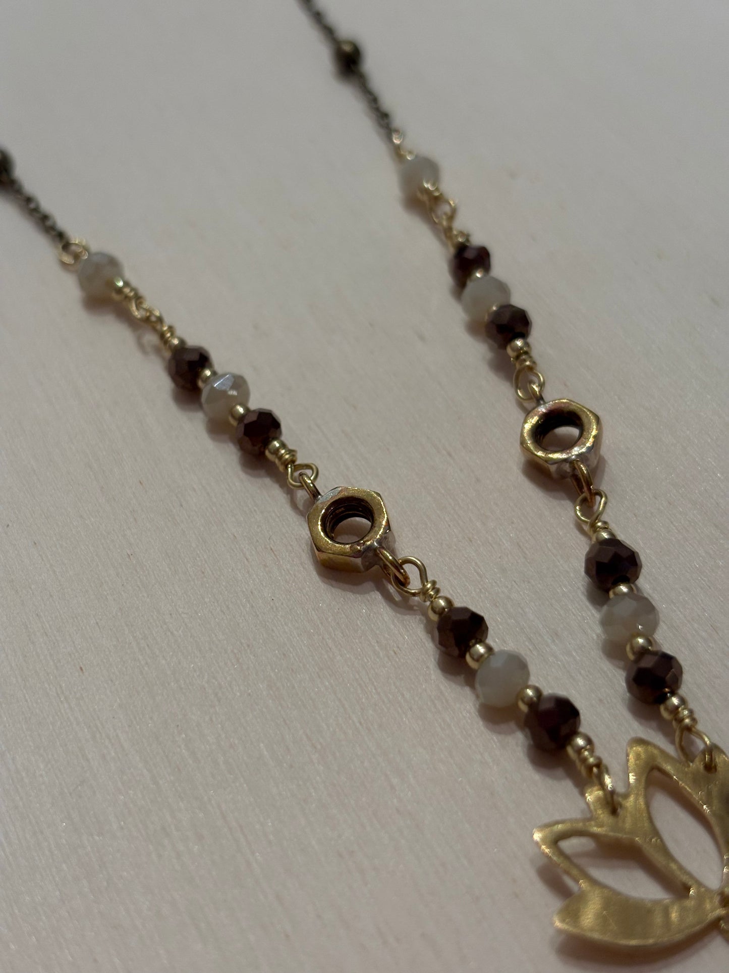 Collana FiraLotus - Cioccolato