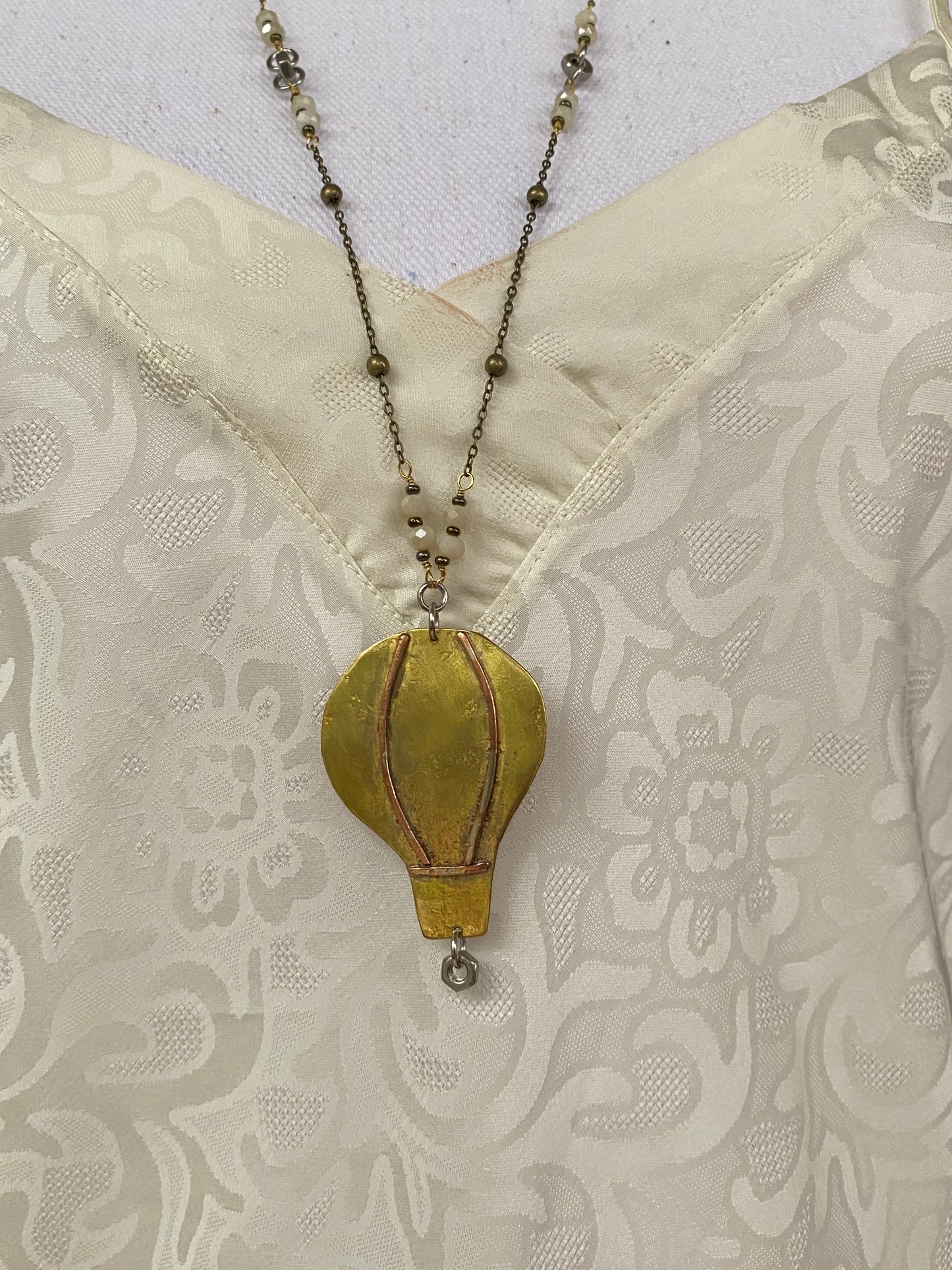 Collana Mongolfiera - Avorio