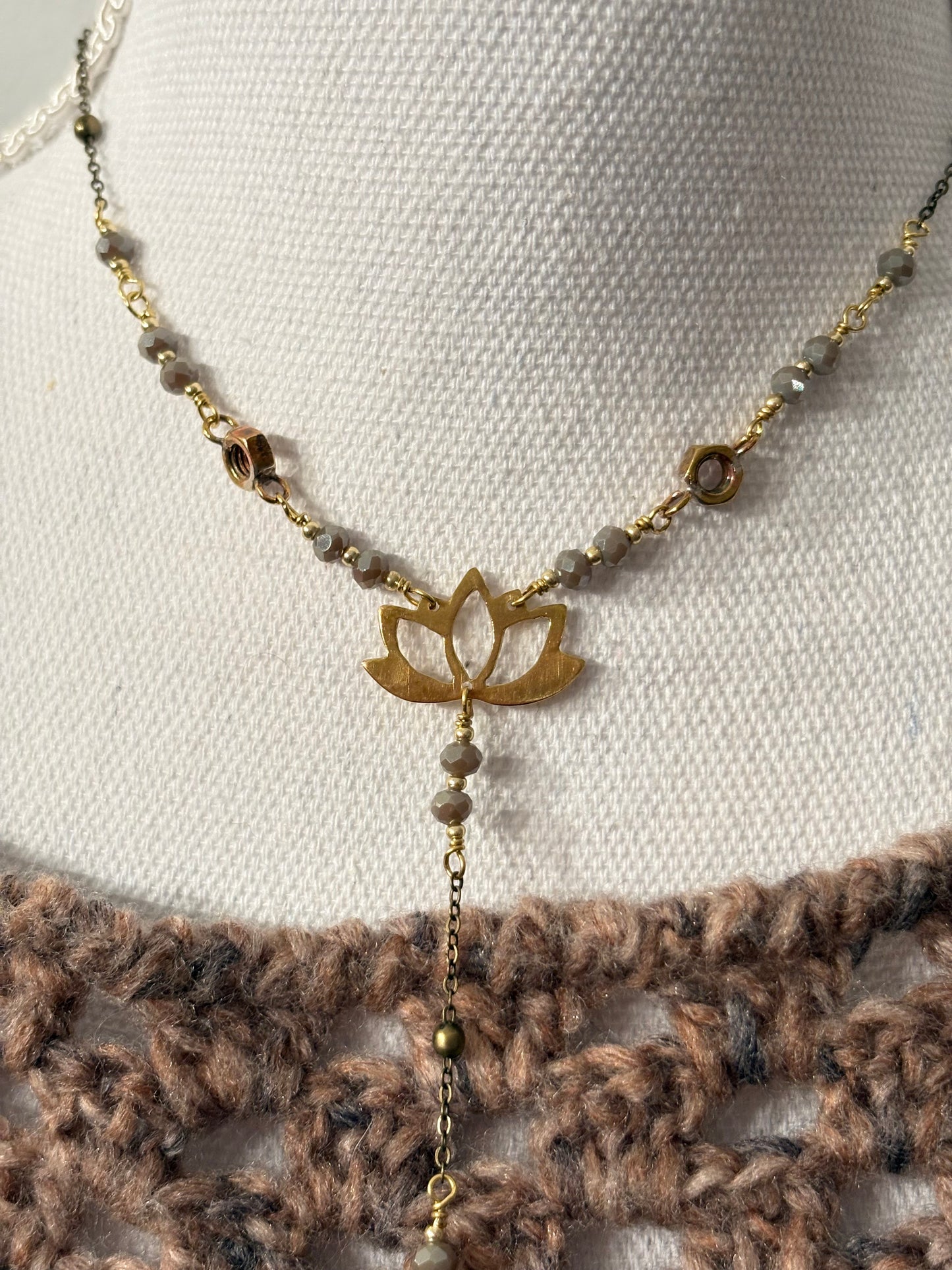 Collana FiraLotus - GrigioPerla