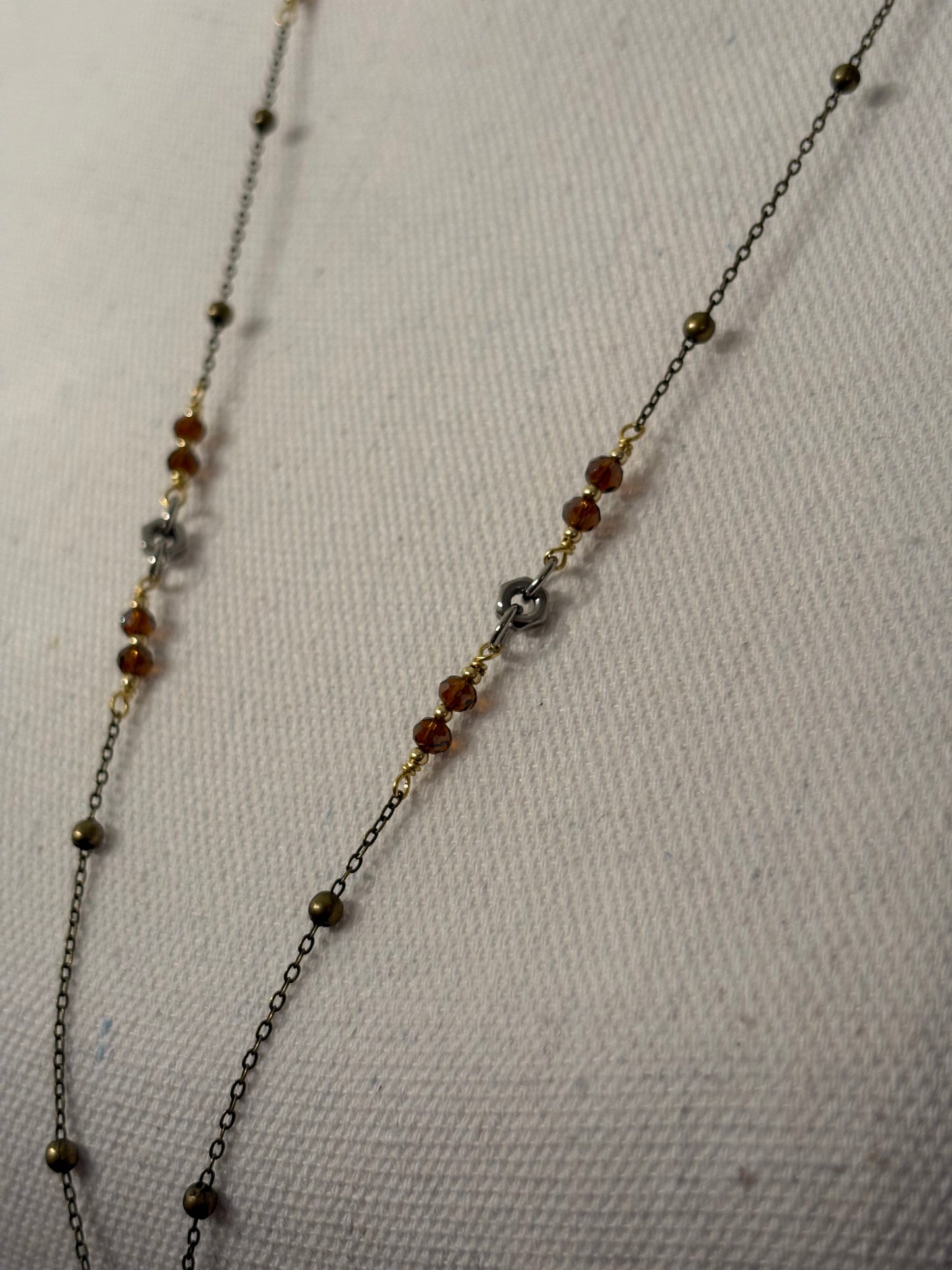 Collana Mongolfiera - Castagna