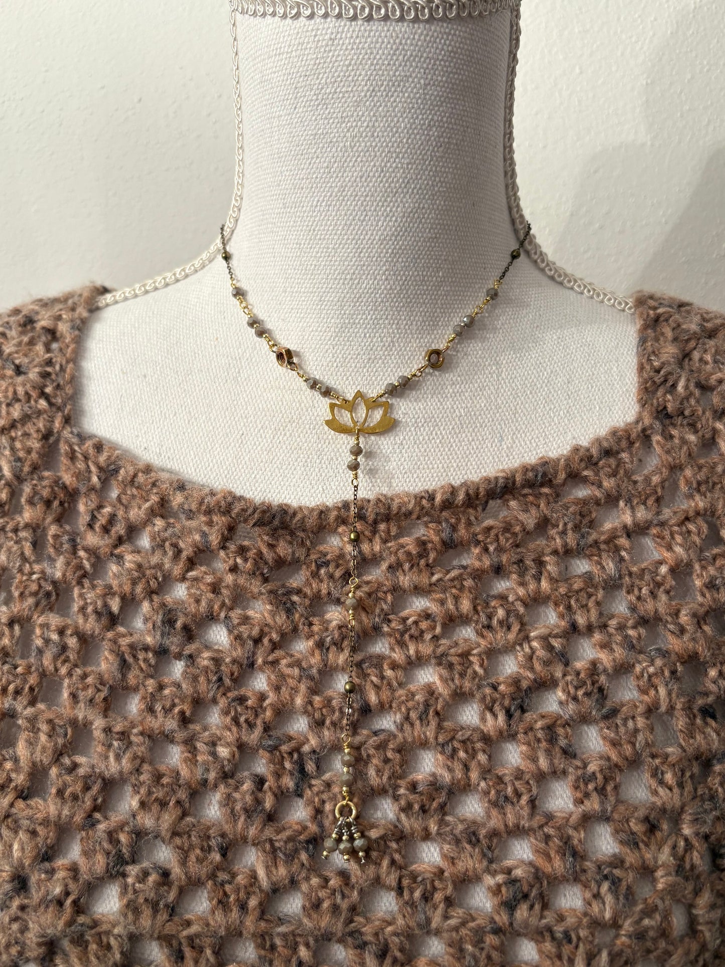 Collana FiraLotus - GrigioPerla