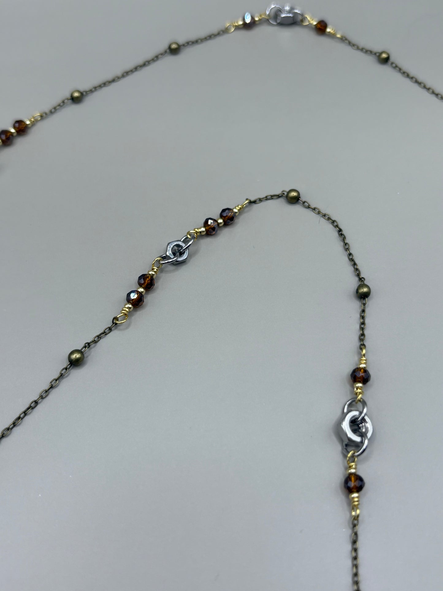 Collana Mongolfiera - Castagna