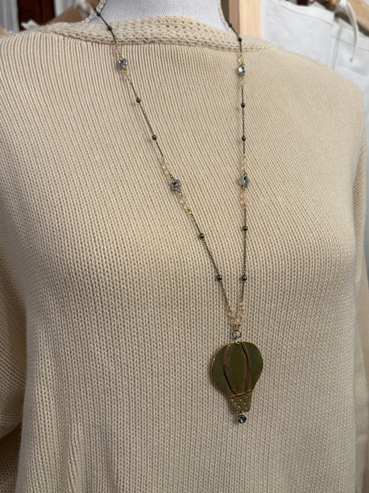 Collana Mongolfiera - Rosa