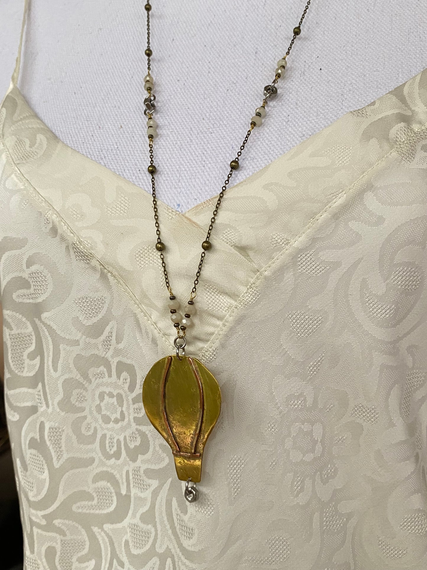 Collana Mongolfiera - Avorio