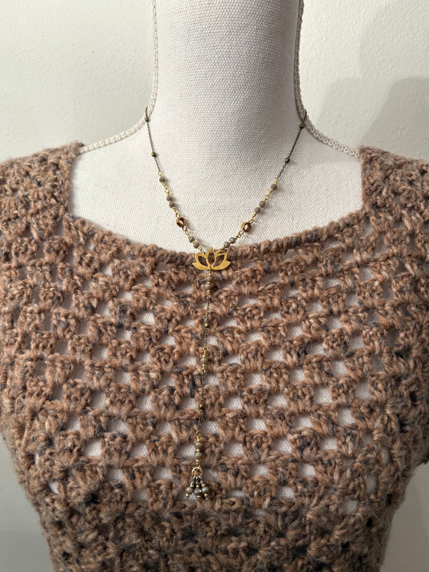 Collana FiraLotus - GrigioPerla