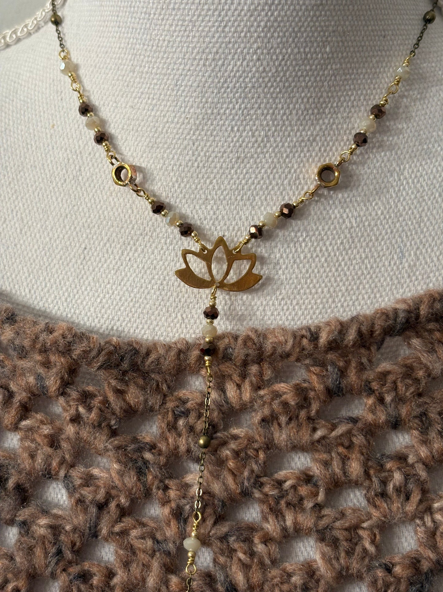 Collana FiraLotus - Cioccolato