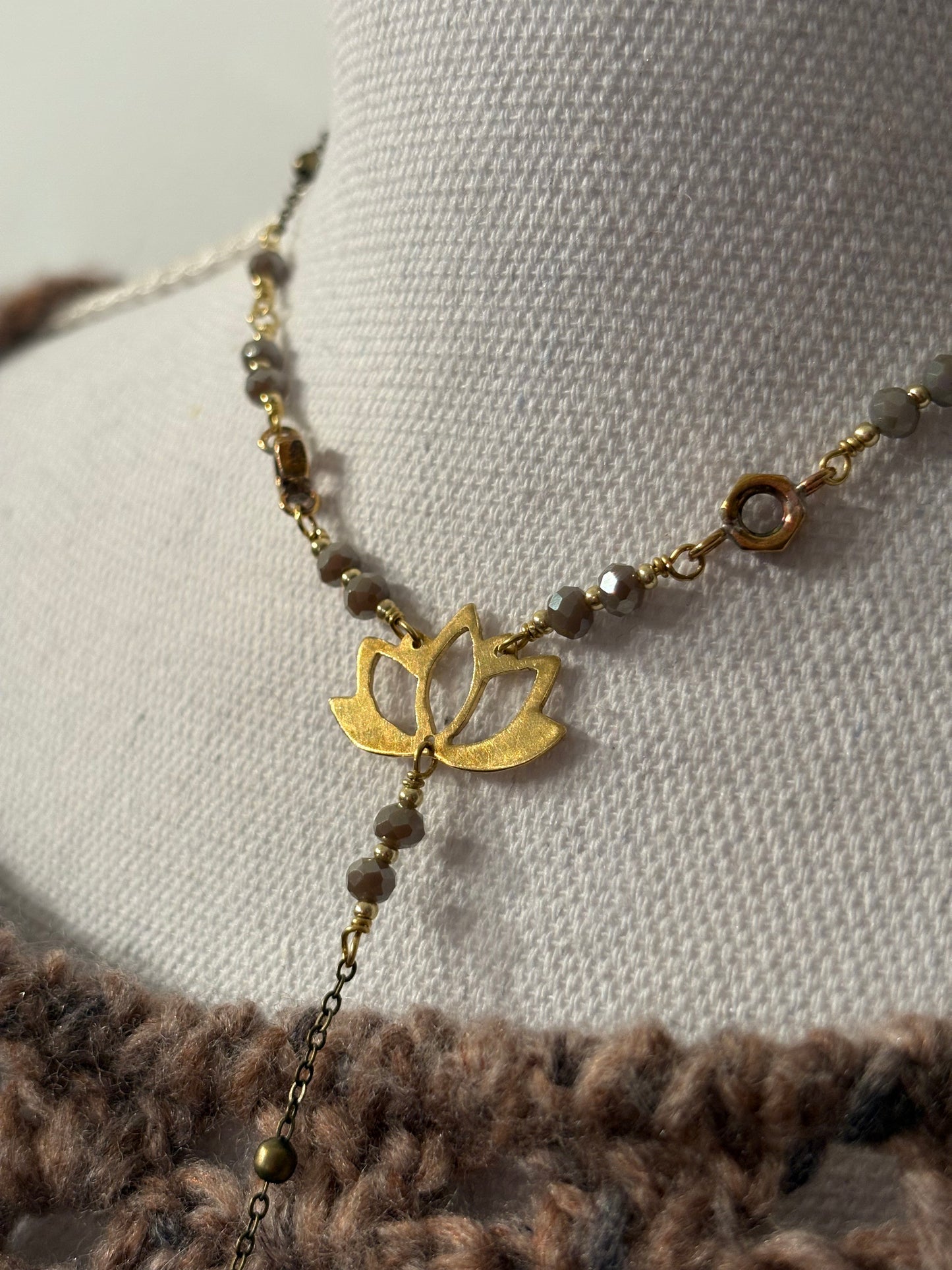 Collana FiraLotus - GrigioPerla