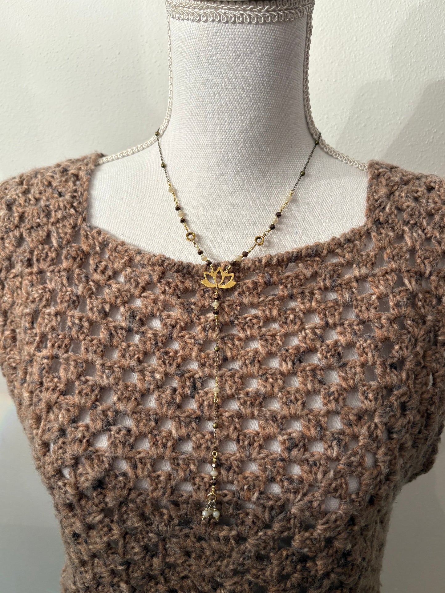 Collana FiraLotus - Cioccolato