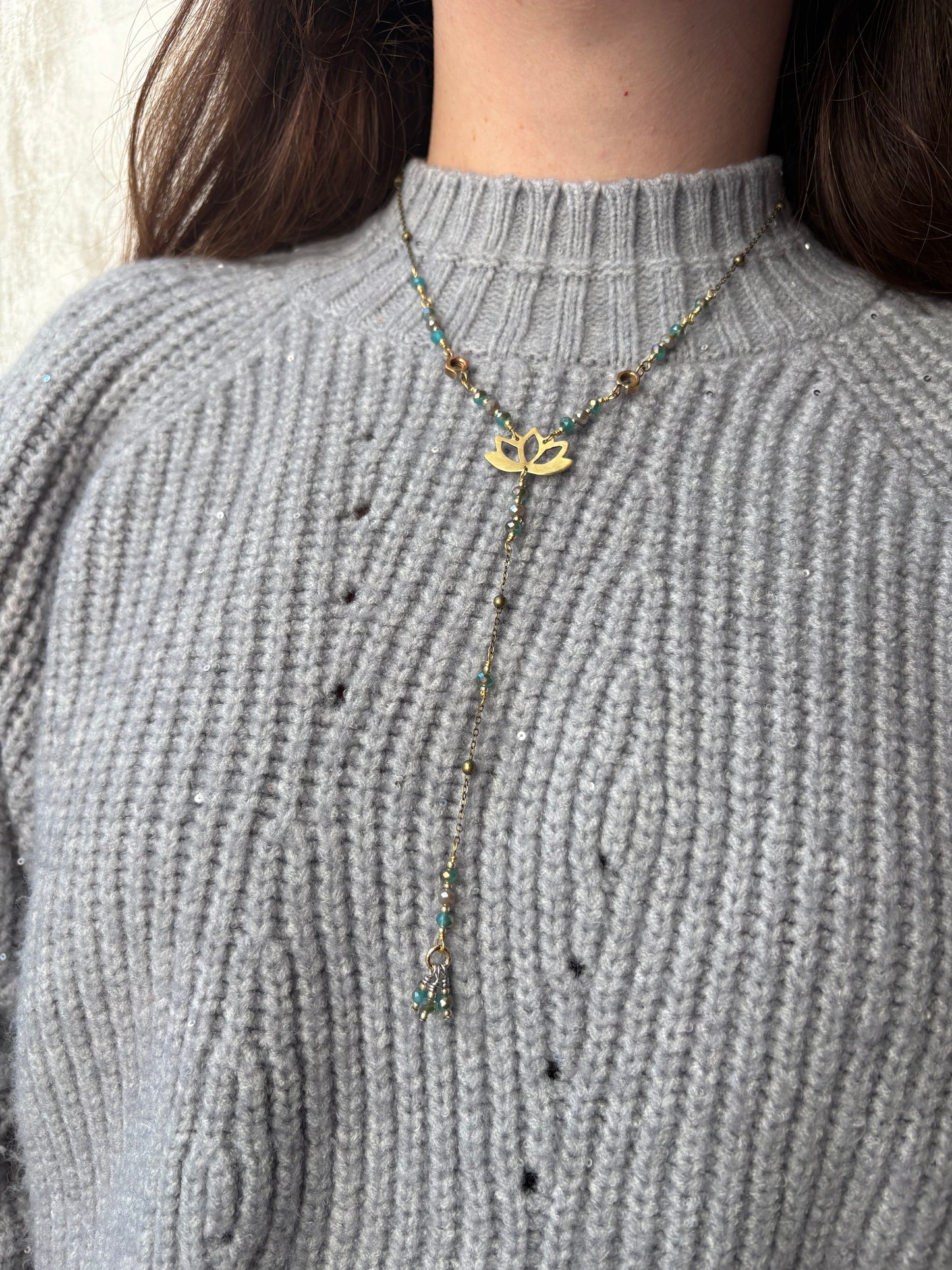 Collana FiraLotus - Celeste