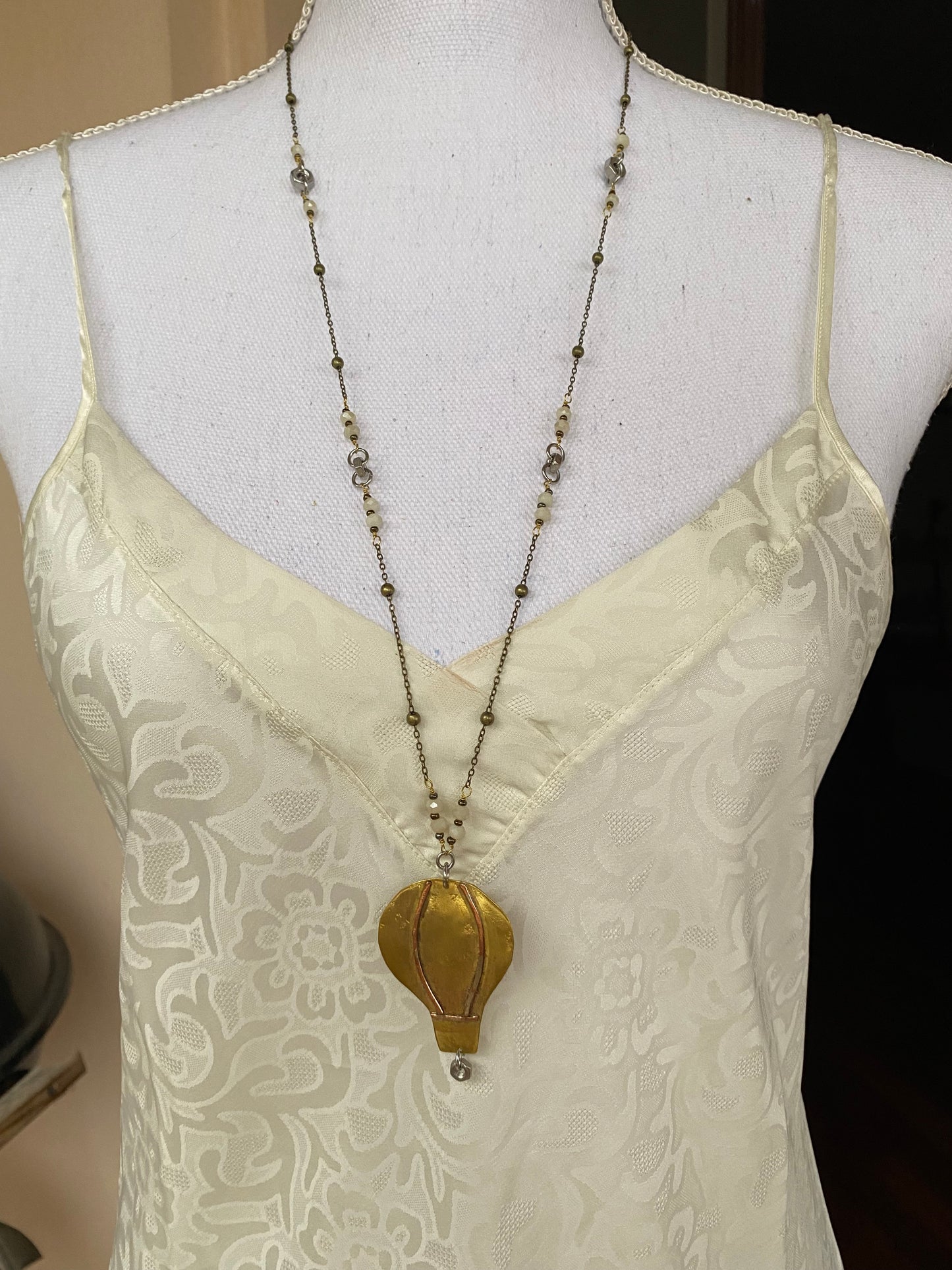 Collana Mongolfiera - Avorio